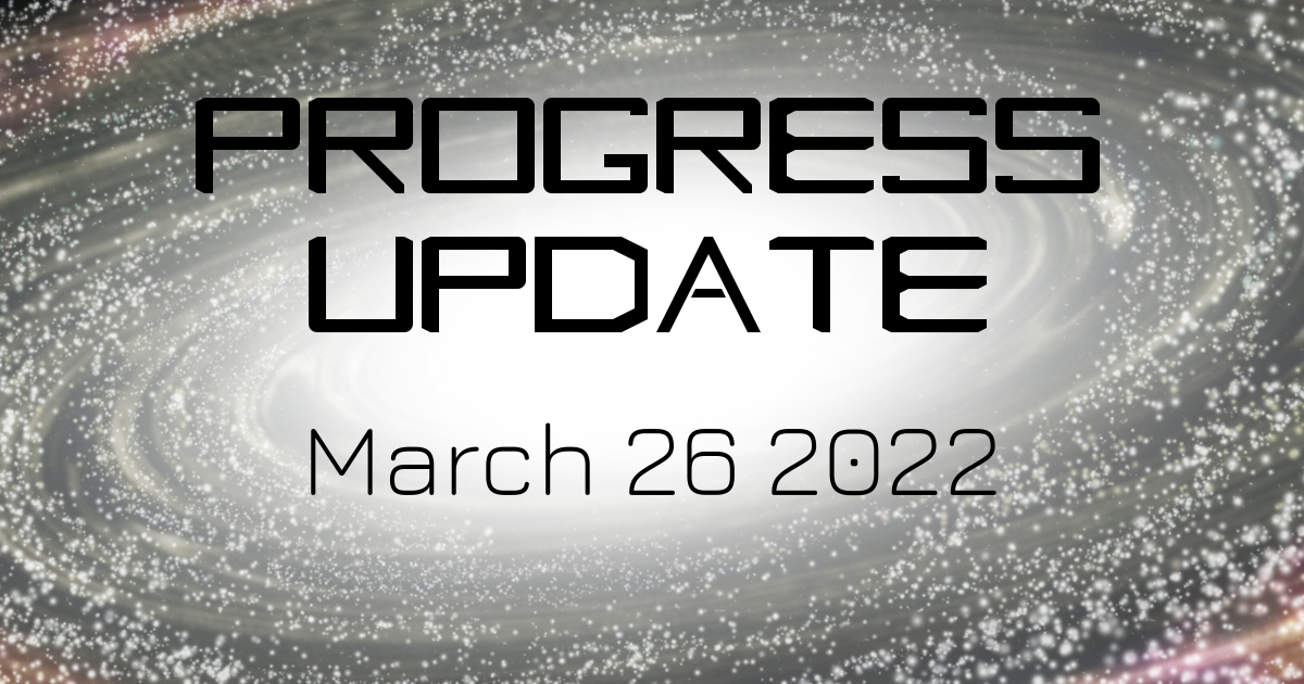 Progress Update Banner 2022-03-26