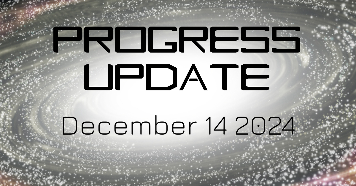 Progress Update Banner 2024-12-14