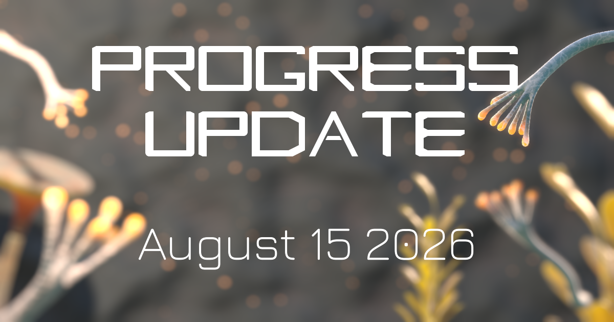 Progress Update Banner 2026-08-15